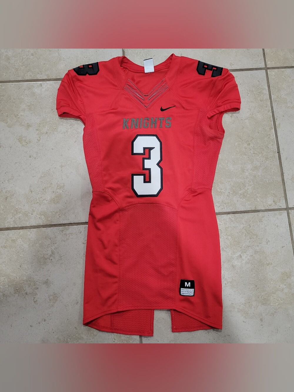 Nike Rutgers Scarlet Knights #3 Football Jersey Size M Medium Red Mens
